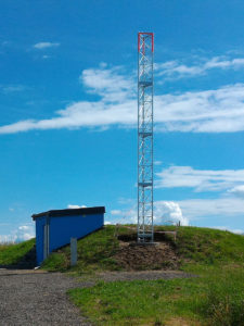 příhradový stožár, antenní stožár